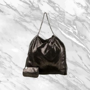 STELLA MCCARTNEY Vegetarian Suede Tote Bag